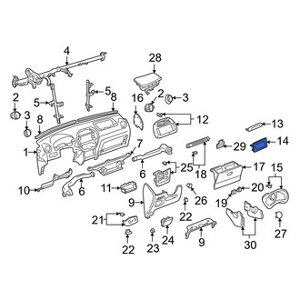 Toyota OE - Radio Cover