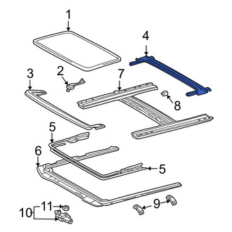 Toyota OE - Sunroof Drip Rail
