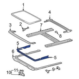 Toyota OE - Left Sunroof Cable