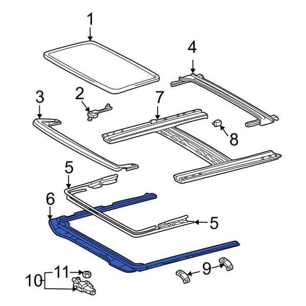 Sunroof Frame