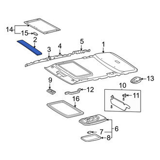 Toyota OE - Headliner Insulator
