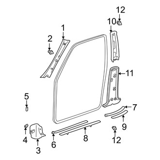 Toyota OE - Pillars, Rocker & Floor - Interior Trim (Gas)
