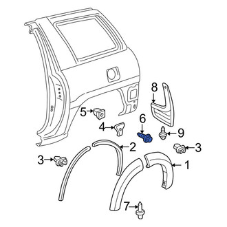 Toyota OE - Liftgate Object Sensor Screw