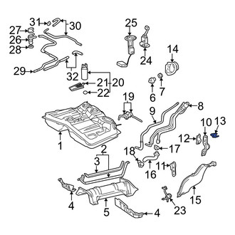 Toyota OE - Fuel Tank Vent Hose Clamp