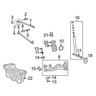 Toyota OE - Rear Alignment Camber Adjusting Eccentric