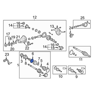 Toyota OE - Front Inner CV Joint Boot Band