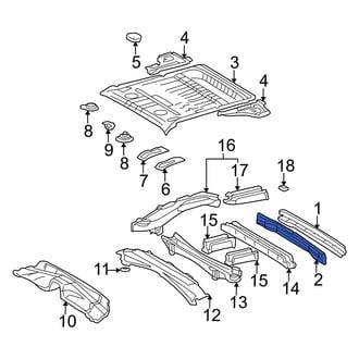 Toyota OE - Rear Inner Rear Body Panel