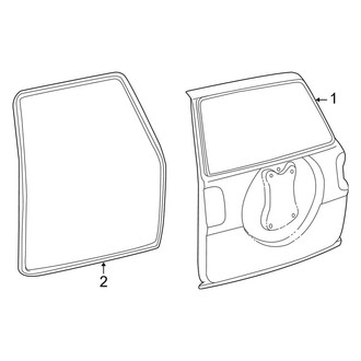 Toyota OE - Back Door - Door & Components (Gas)