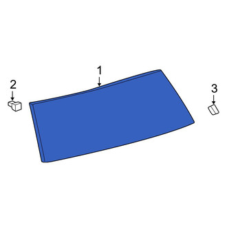 Toyota OE - Rear Door Glass