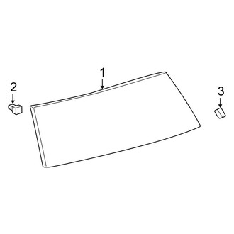 Toyota OE - Back Door - Glass & Hardware (Gas)