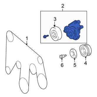 Toyota OE - Accessory Drive Belt Tensioner Assembly
