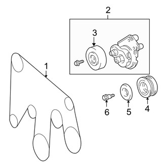 Toyota OE - Cooling - Belts & Pulleys