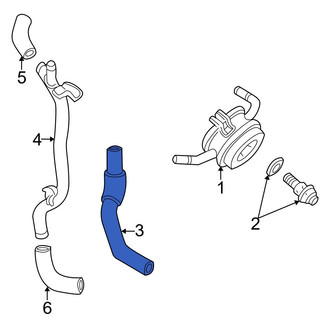 Toyota OE - HVAC Heater Hose