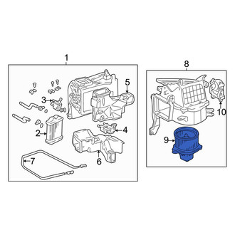Toyota OE - HVAC Blower Motor Assembly