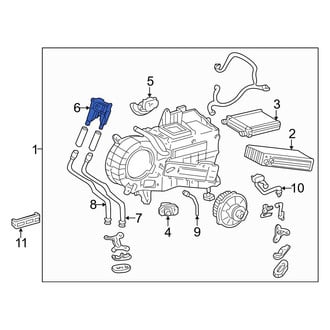 Toyota OE - HVAC Heater Control Valve