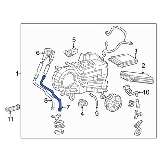 Toyota OE - HVAC Heater Hose