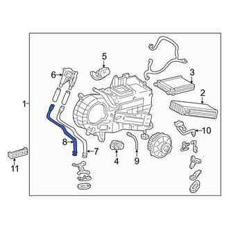 Toyota OE - HVAC Heater Hose