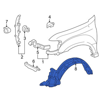 Toyota OE - Front Right Fender Splash Shield
