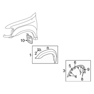 Toyota OE - Fender - Exterior Trim