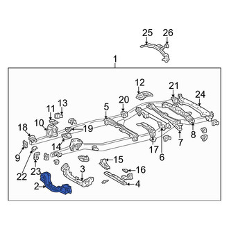 Toyota OE - Frame Crossmember