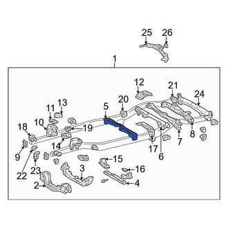 Toyota OE - Frame Crossmember