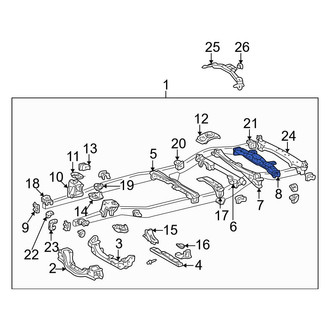 Toyota OE - Frame Crossmember