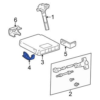 Toyota OE - Left Engine Control Module (ECM) Bracket