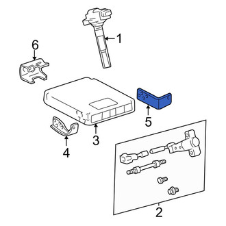 Toyota OE - Right Engine Control Module (ECM) Bracket