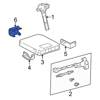 Toyota OE - Rear Engine Control Module (ECM) Bracket