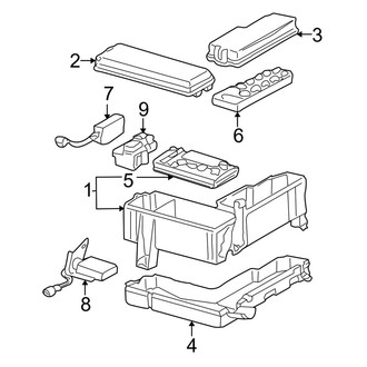 Toyota OE - Electrical Components (Components under Hood)