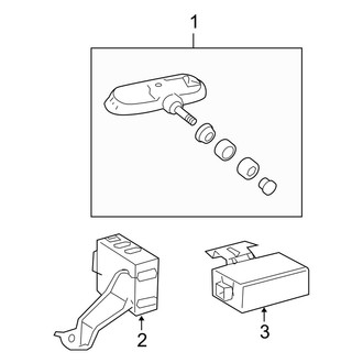 Toyota OE - Electrical - Tire Pressure Monitor Components