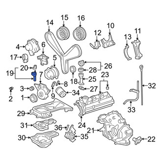 Toyota OE - Engine Timing Belt Tensioner