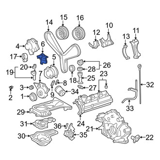 Toyota OE - Engine Timing Cover Spacer