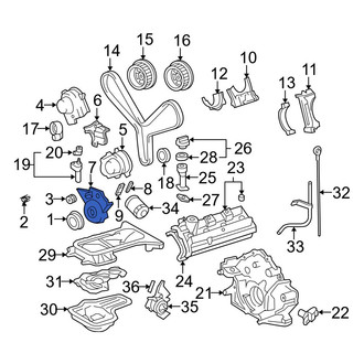 Toyota OE - Engine Timing Cover Spacer