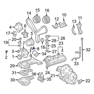 Toyota OE - Engine Timing Cover Gasket