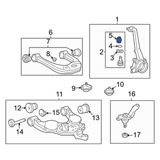 Toyota OE - Front Upper Suspension Ball Joint Boot