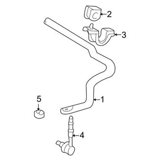 Toyota OE - Front Suspension - Stabilizer Bar & Components (RWD)
