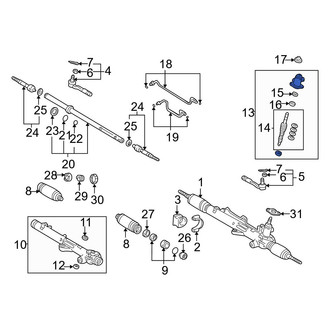 Toyota OE - Front Power Steering Control Valve