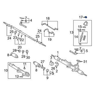 Toyota OE - Right Rack and Pinion Bellows