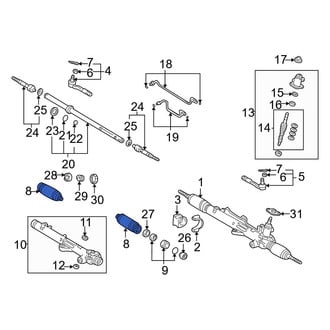 Toyota OE - Right Rack and Pinion Bellows