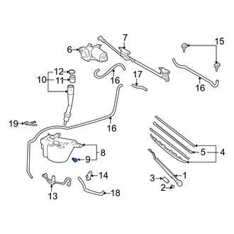 Toyota OE - Windshield Washer Pump Grommet