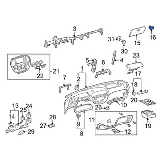 Toyota OE - Glove Box Latch