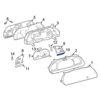Toyota OE - Instrument Panel Lens