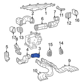 Toyota OE - Center Instrument Panel Air Duct