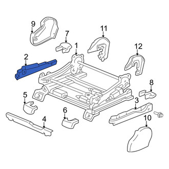 Toyota OE - Front Left Lower Inner Seat Track Cover