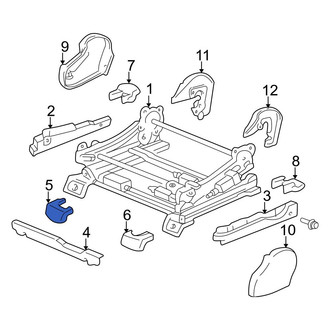 Toyota OE - Front Right Forward Seat Track Cover