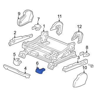 Toyota OE - Front Right Forward Seat Track Cover