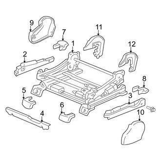 Toyota OE - Seats & Tracks - Tracks & Components (Front Seat, Power, Passenger Side)
