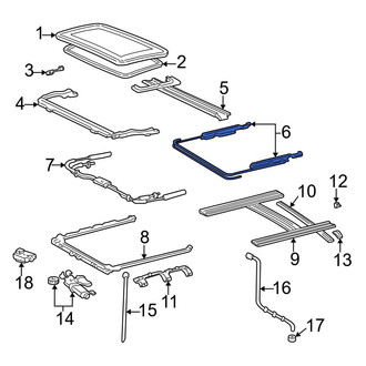 Toyota OE - Left Sunroof Cable