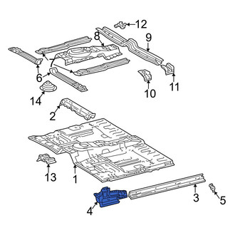 Toyota OE - Front Right Frame Side Member